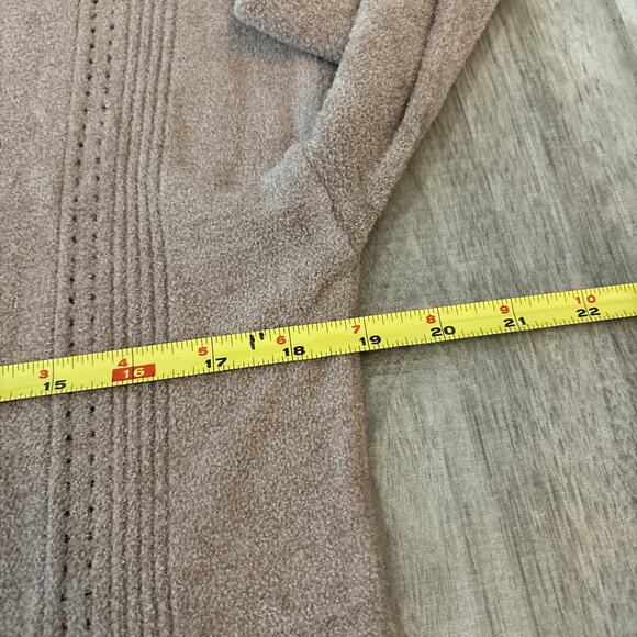 Barefoot Dreams CozyChic Lite Round Neck Sweater Size XS Brown Ribbed Soft - Picture 5 of 8